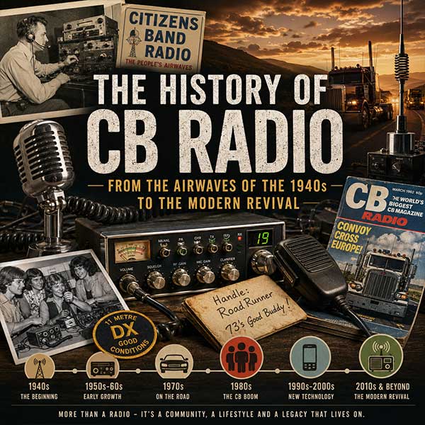 The History of CB Radio: From the Airwaves of the 1940s to the Modern Revival