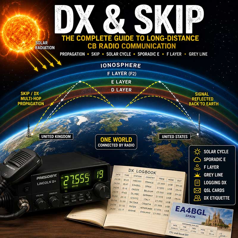 DX & Skip Explained: The Complete Guide to Long-Distance CB Radio Communication