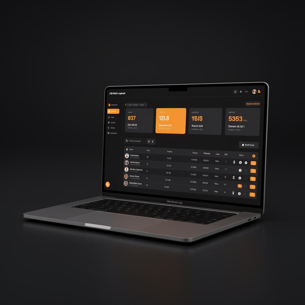 CB Radio Logbook dashboard